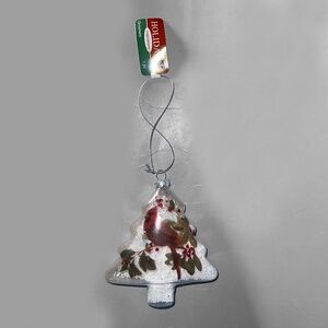 Cardinal in Snowy Christmas Tree Ornament